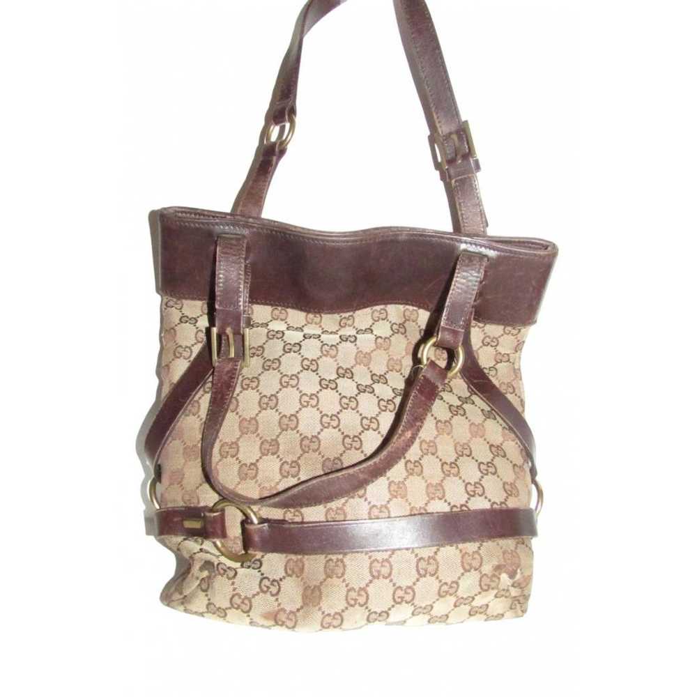 Gucci Gg Ring cloth satchel - image 7