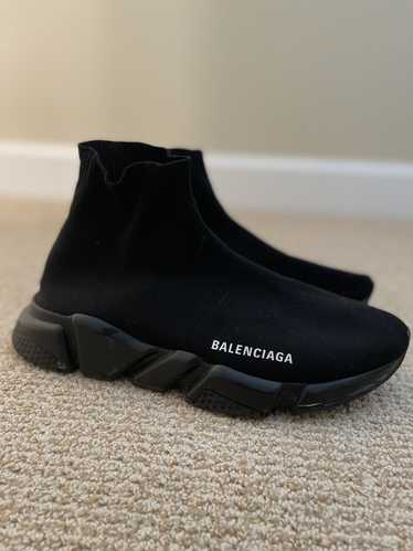 All black balenciaga hot sale speed runners