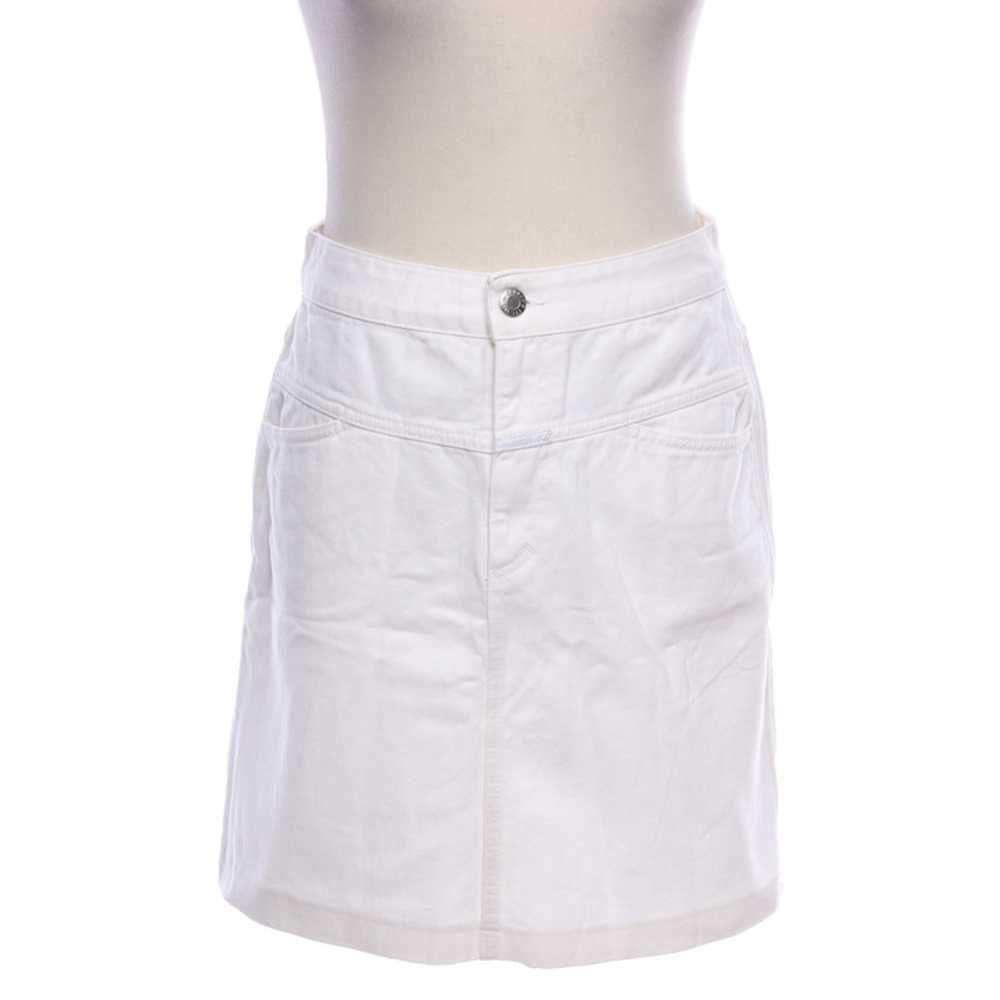 Closed Skirt Cotton in White - image 1