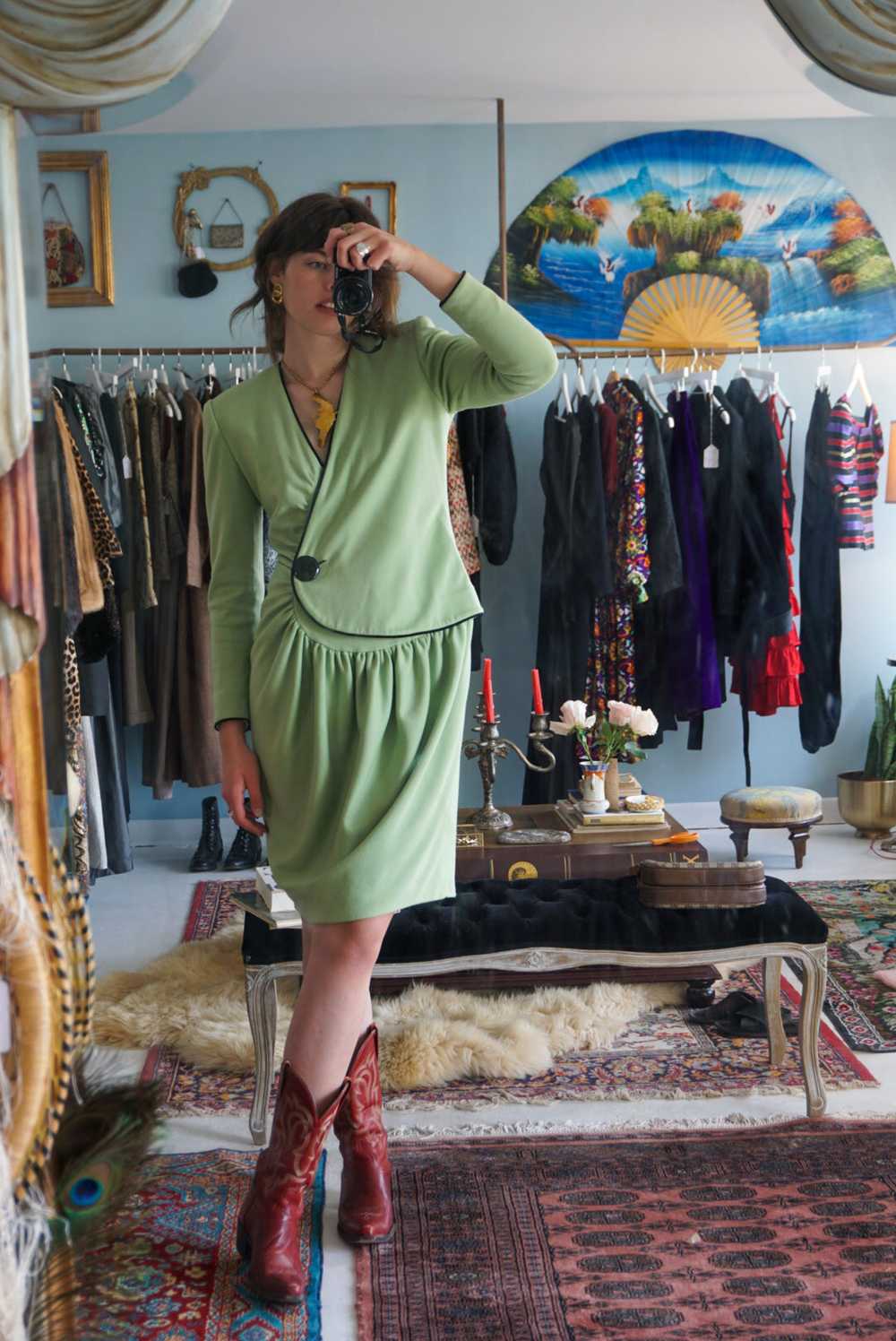 1980s Lanvin Paris Suit Dress - image 5