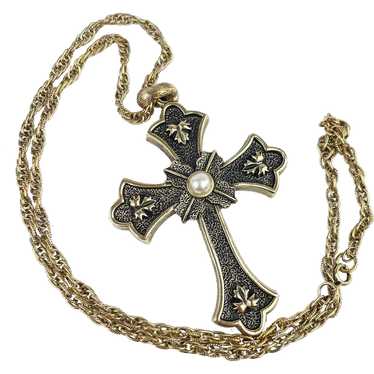 Sarah Coventry Limited Edition 1975 Cross with Fa… - image 1