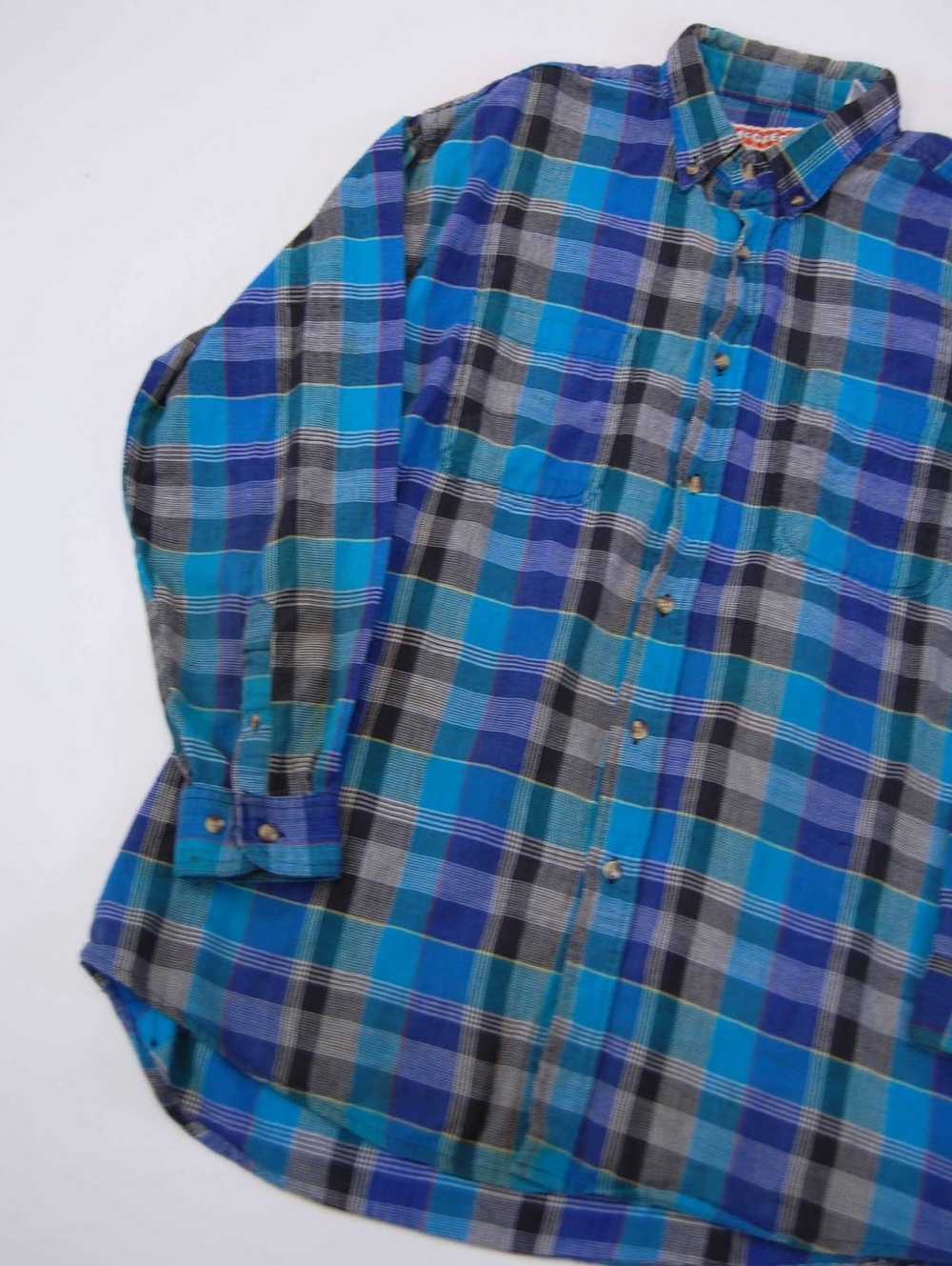 Mcgregor × Vintage 90’s Plaid Check Flannel Butto… - image 2