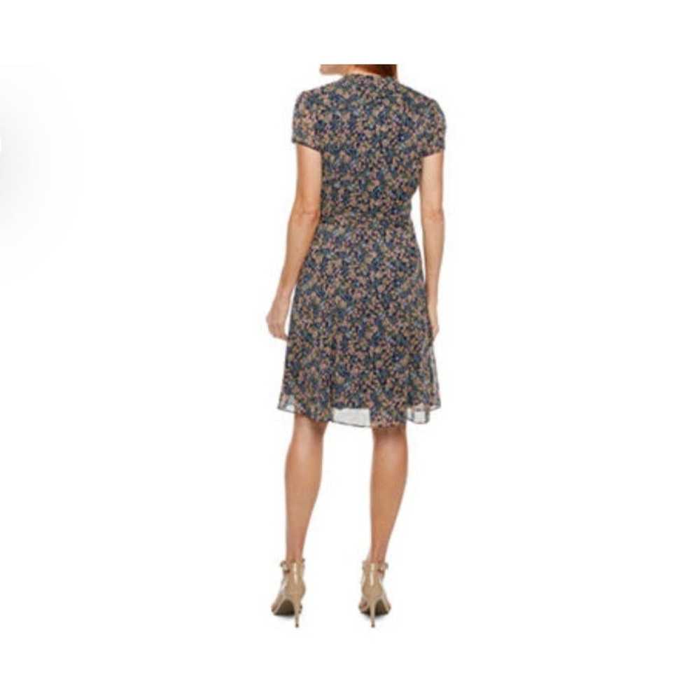 Other MSK Floral V-Neck Button Front Shift Dress … - image 6