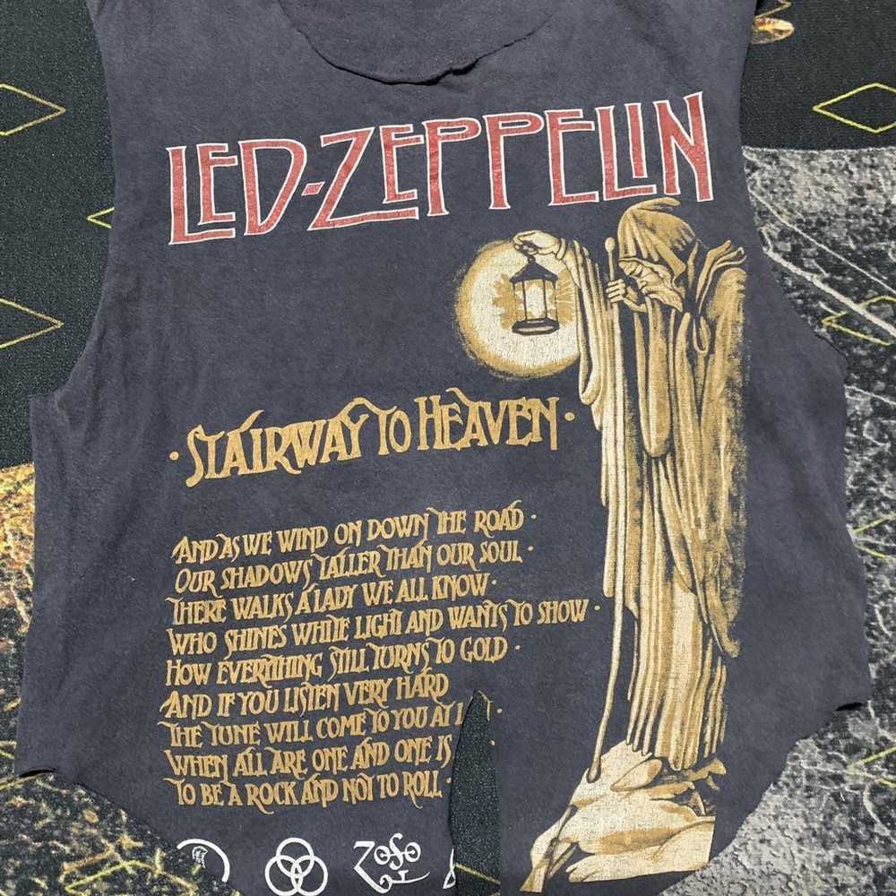 Band Tees × Led Zeppelin × Rock Tees Vintage Band… - image 3