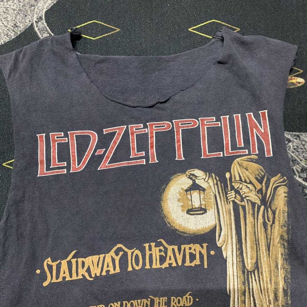 Band Tees × Led Zeppelin × Rock Tees Vintage Band… - image 4