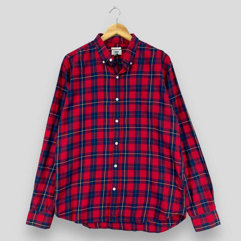 Flannel × Old Navy × Streetwear Vintage 90s Plaid… - image 1