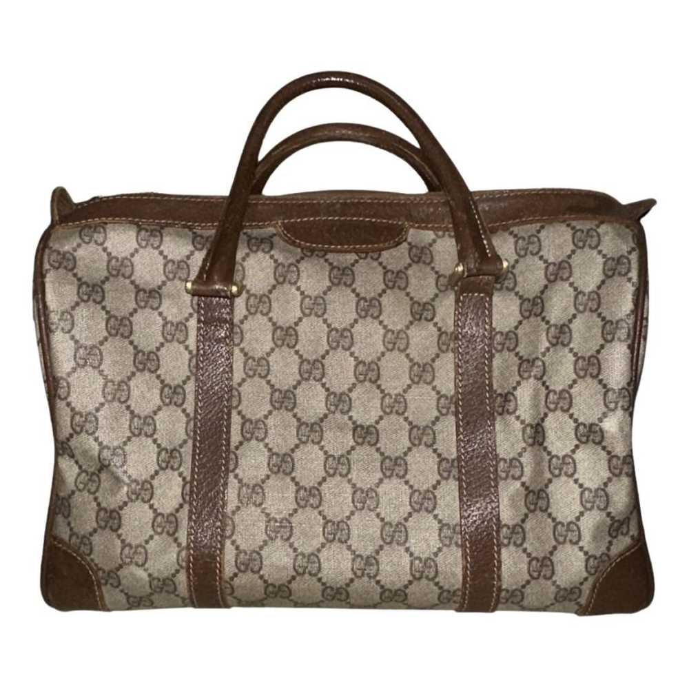 Gucci Gg Running leather travel bag - image 1