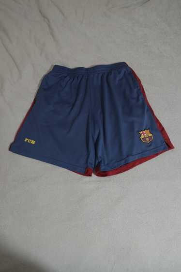 F.C. Barcelona FC Barcelona Red & Blue Game Shorts