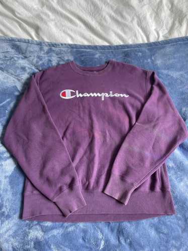 Champion × Vintage purple champion crewneck - image 1