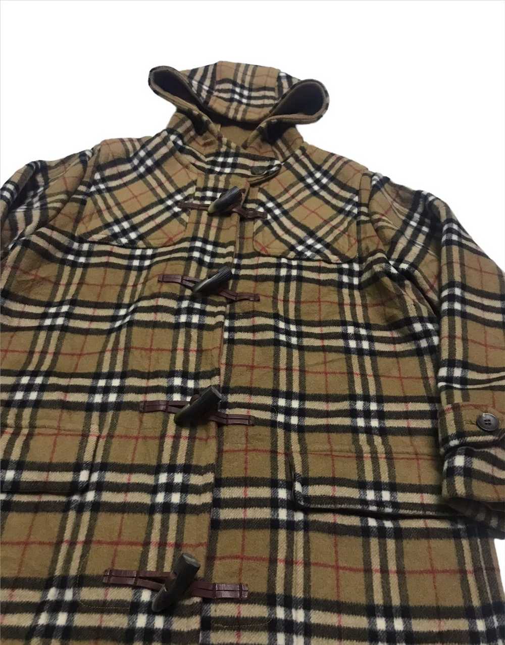 Japanese Brand × Vintage nova check duffle jacket - image 2