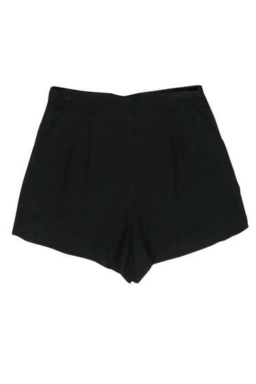 Milly - Black Silk Blend Flowing Shorts Sz