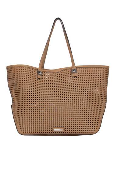 Rebecca Minkoff - Tan Tote Bag w/ Laser Hole Detai