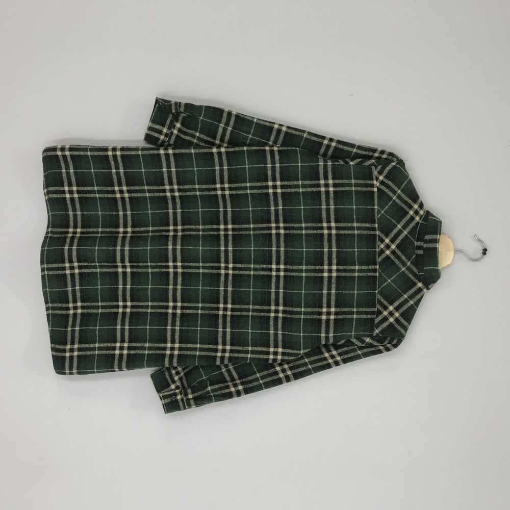 Flannel × Japanese Brand × Vintage Meiconne Plaid… - image 2