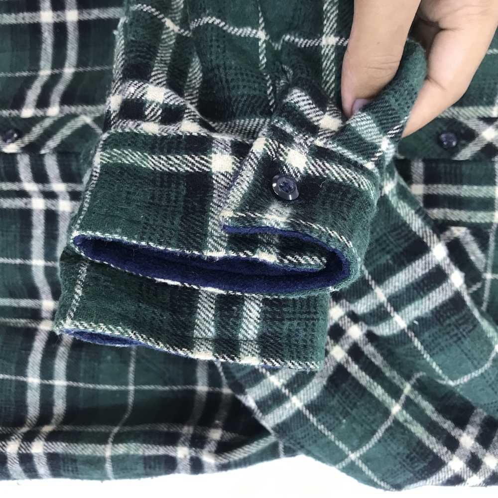 Flannel × Japanese Brand × Vintage Meiconne Plaid… - image 6