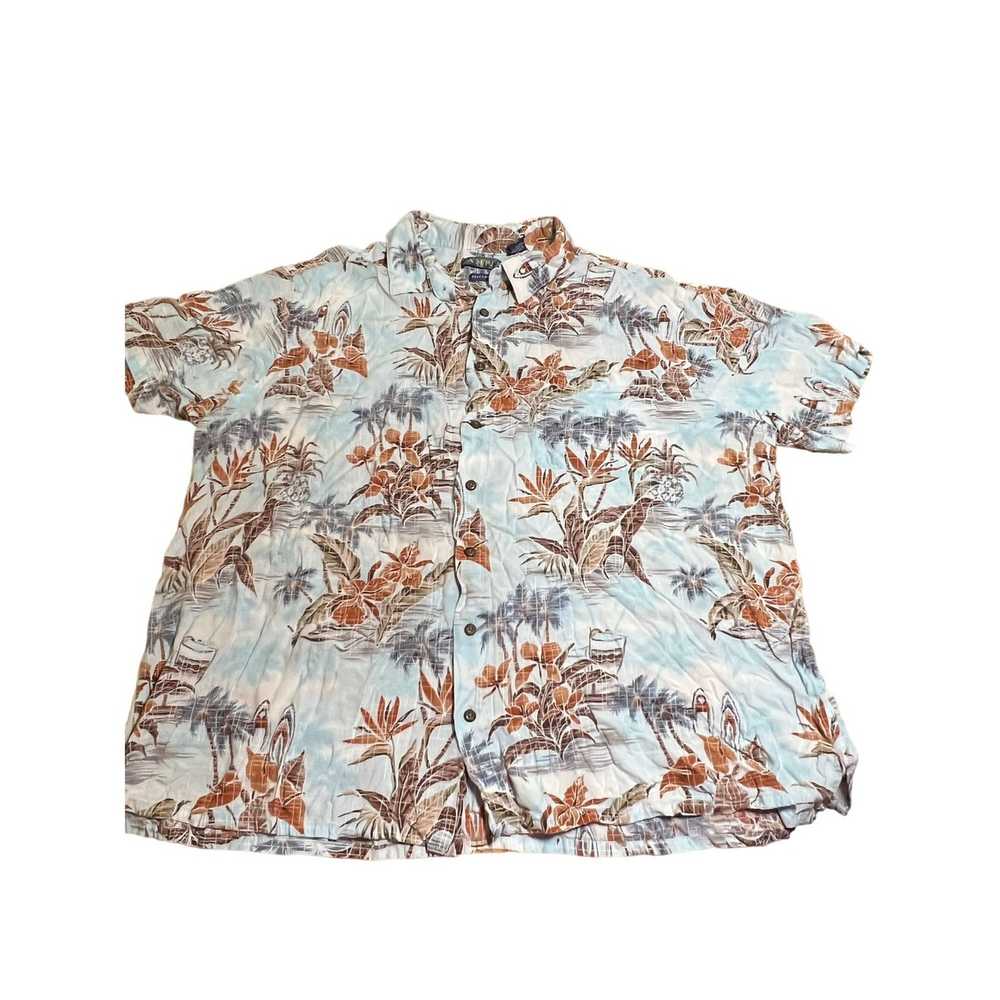 Campia Moda Campia Easy Care Hawaiian Camp Shirt … - image 1