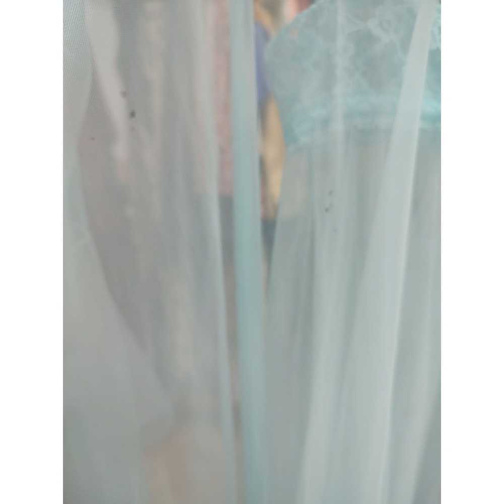 Vintage 1960's - 70's Peignoir Sheer Wedding Nigh… - image 8