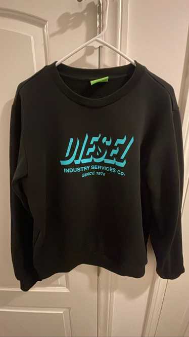 Diesel vintage diesel crew neck black and te