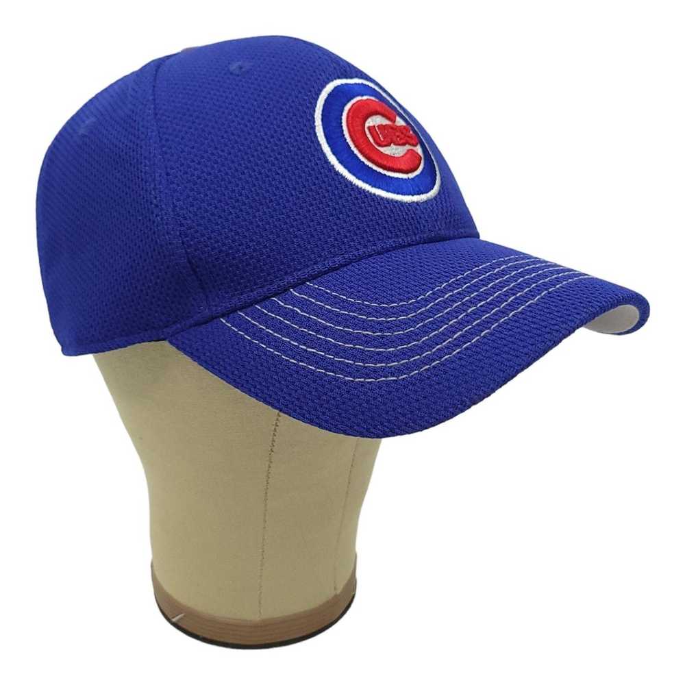 Chicago Cubs Hat Baseball Cap Blue Red Logo Adjustable OS Fan Favorite Youth