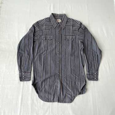 Levis Vintage Clothing LVC Short Horn Plaid Flannel Shirt Small Made in  Italy