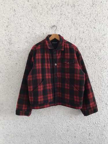 Flannel × Streetwear × Vintage Vintage Plaid Flan… - image 1