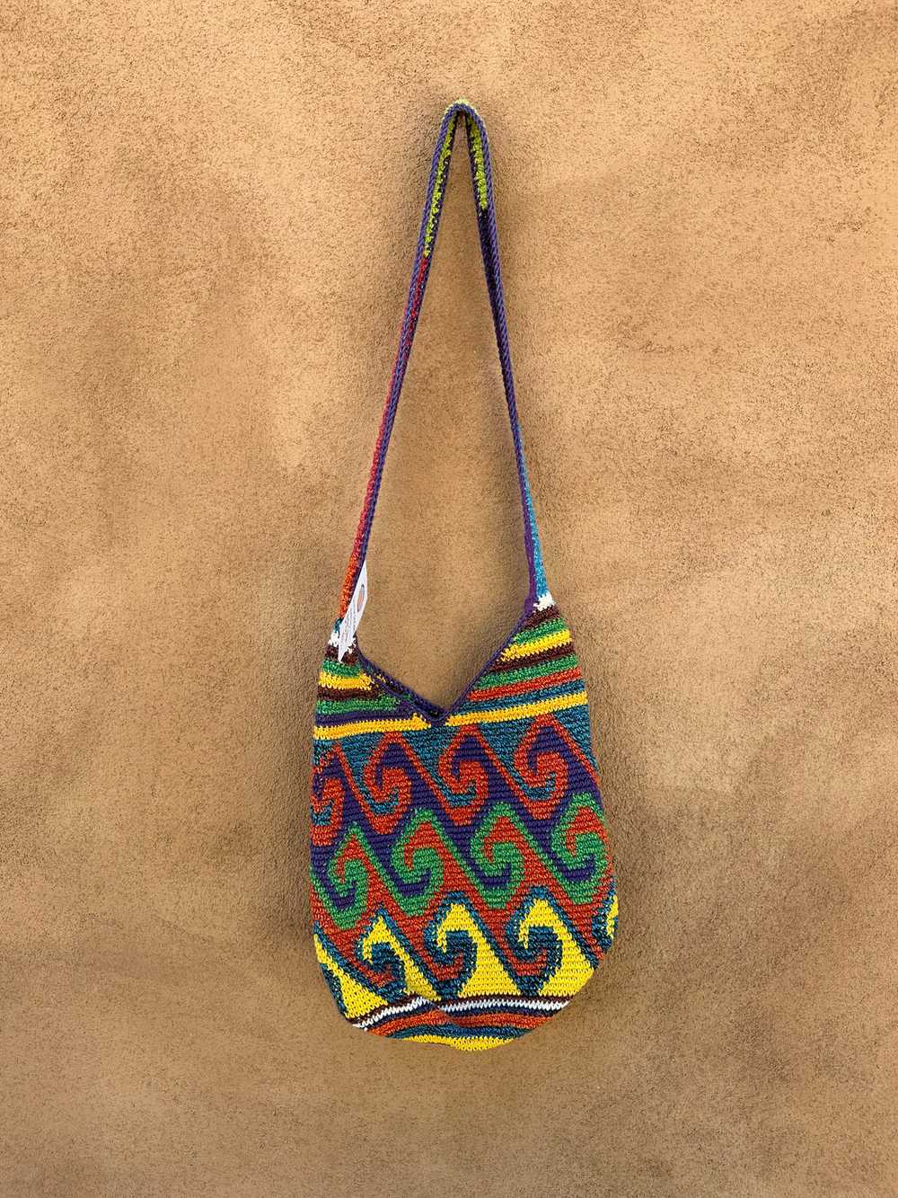 Crochet Color Bomb Amazing Shoulder Bag - image 1