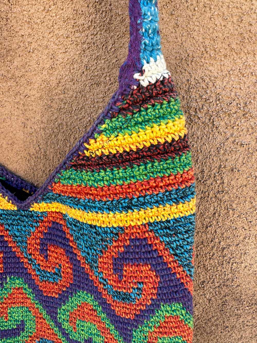 Crochet Color Bomb Amazing Shoulder Bag - image 2