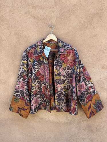 Floral Silk Reversible Jacket