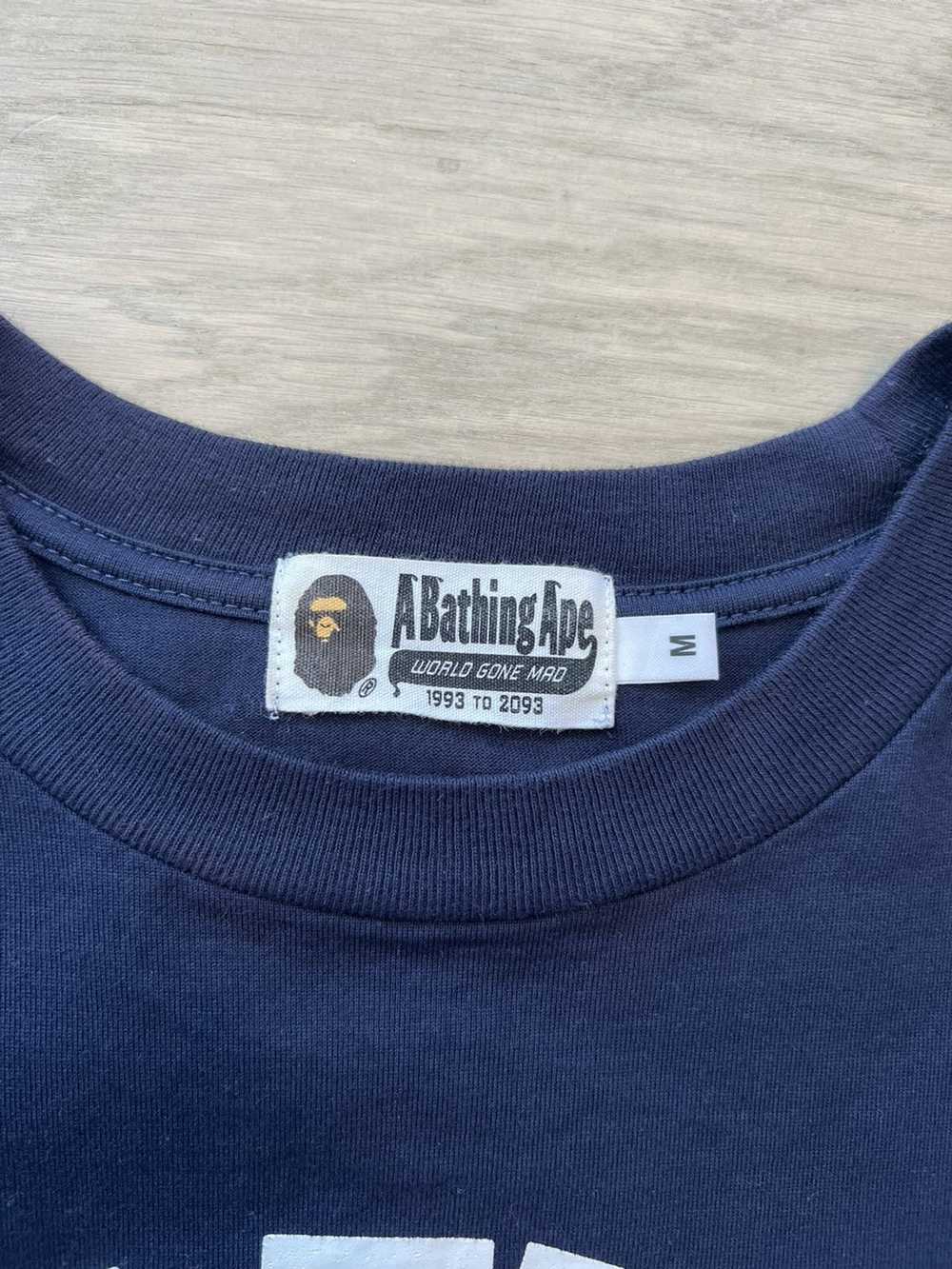 Bape Bape College x A Bathing Ape Tee - image 2