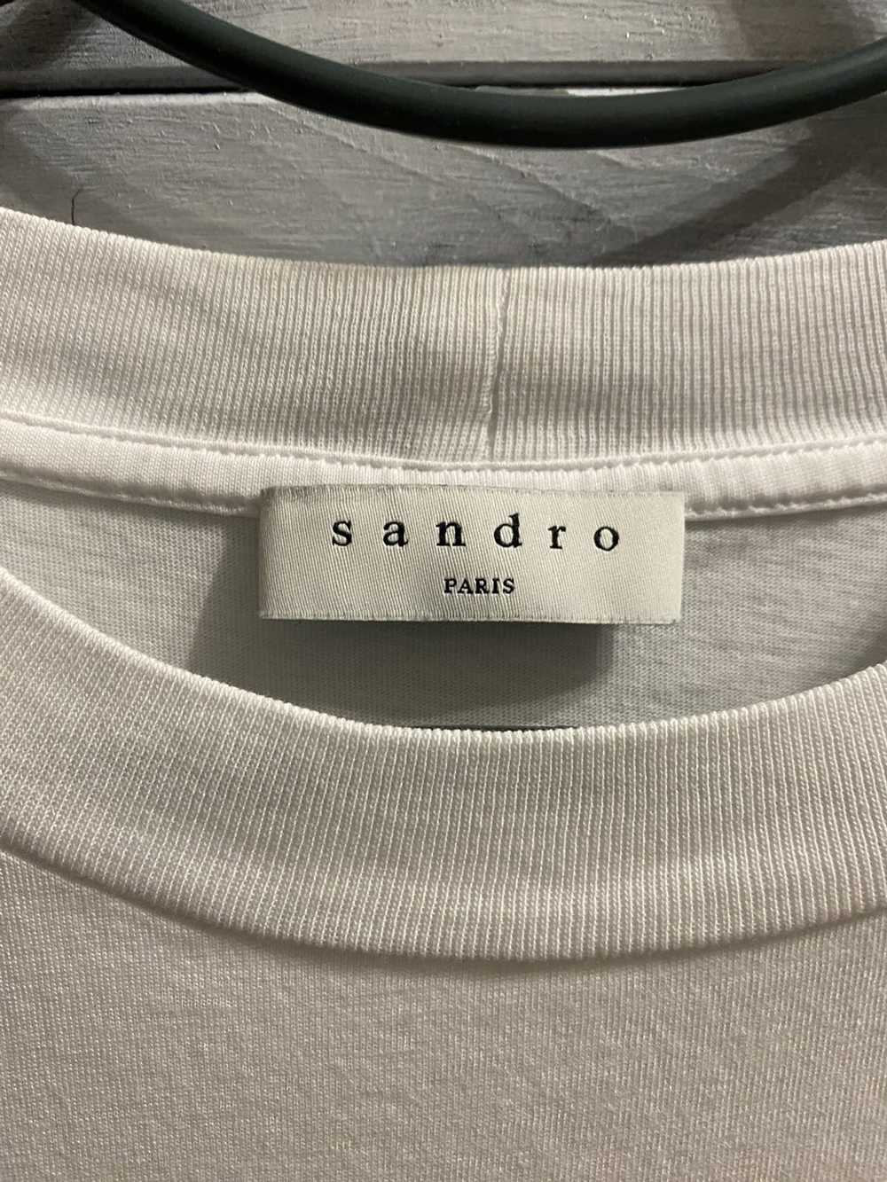 Avant Garde × Luxury × Sandro Rare Luxury Tee San… - image 3