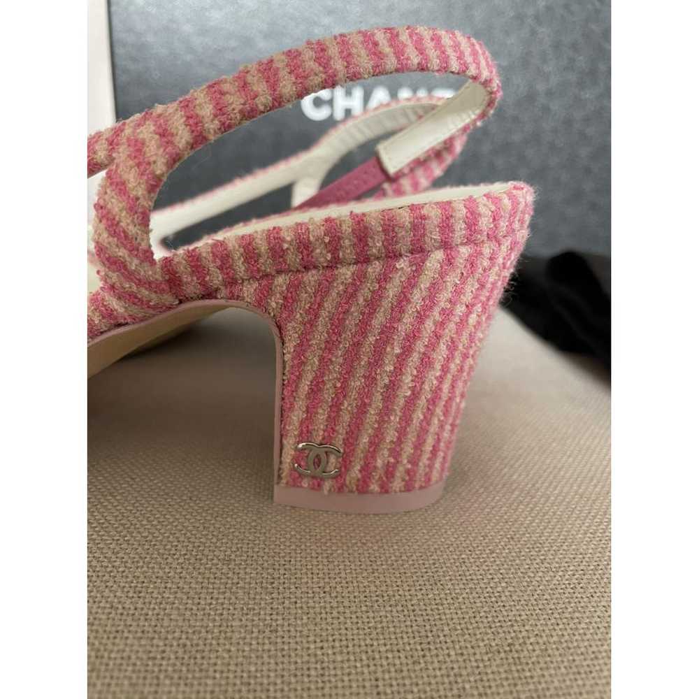 Chanel Cloth heels - image 10