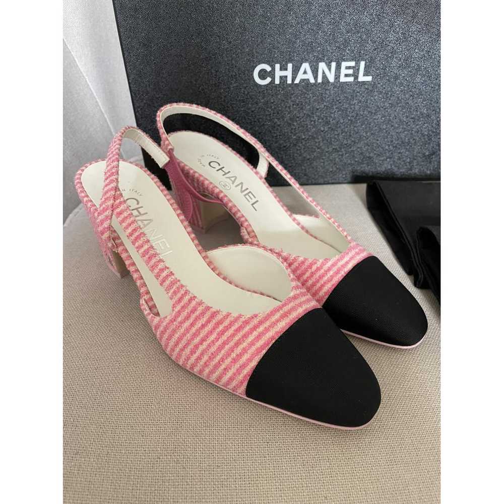 Chanel Cloth heels - image 3