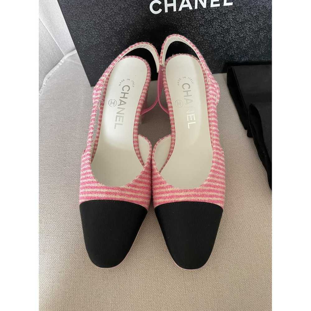 Chanel Cloth heels - image 9