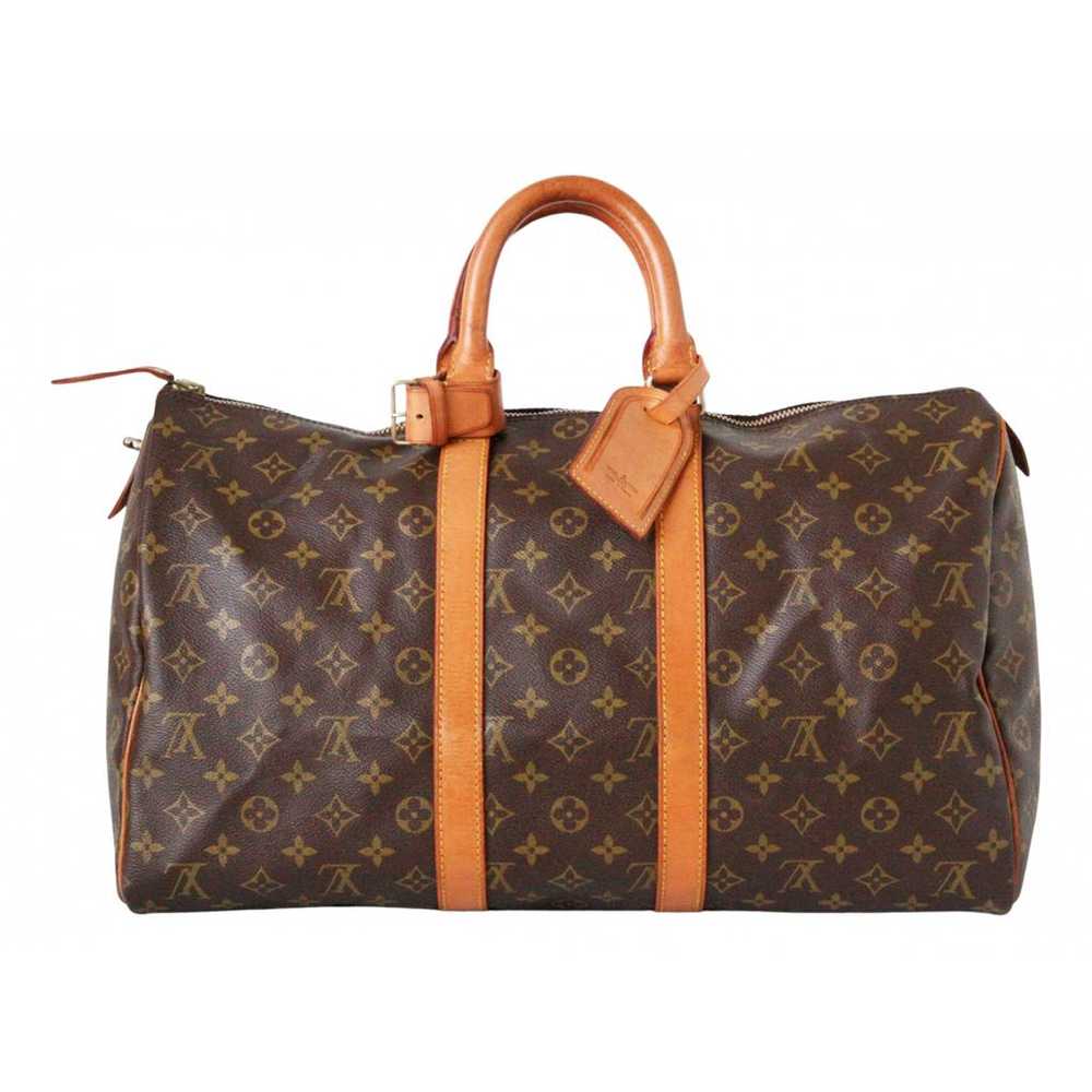 Louis Vuitton Keepall leather 48h bag - image 1