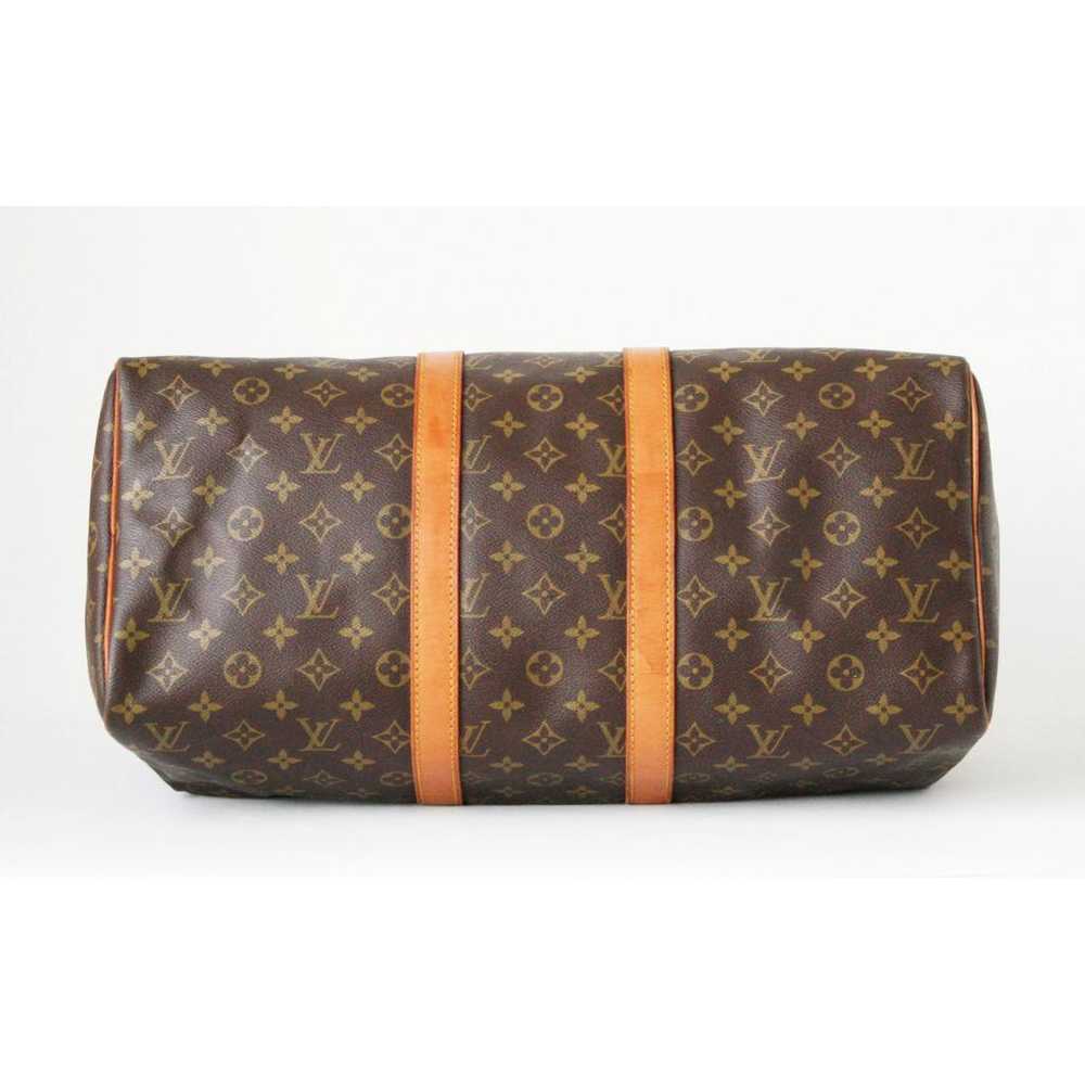 Louis Vuitton Keepall leather 48h bag - image 6