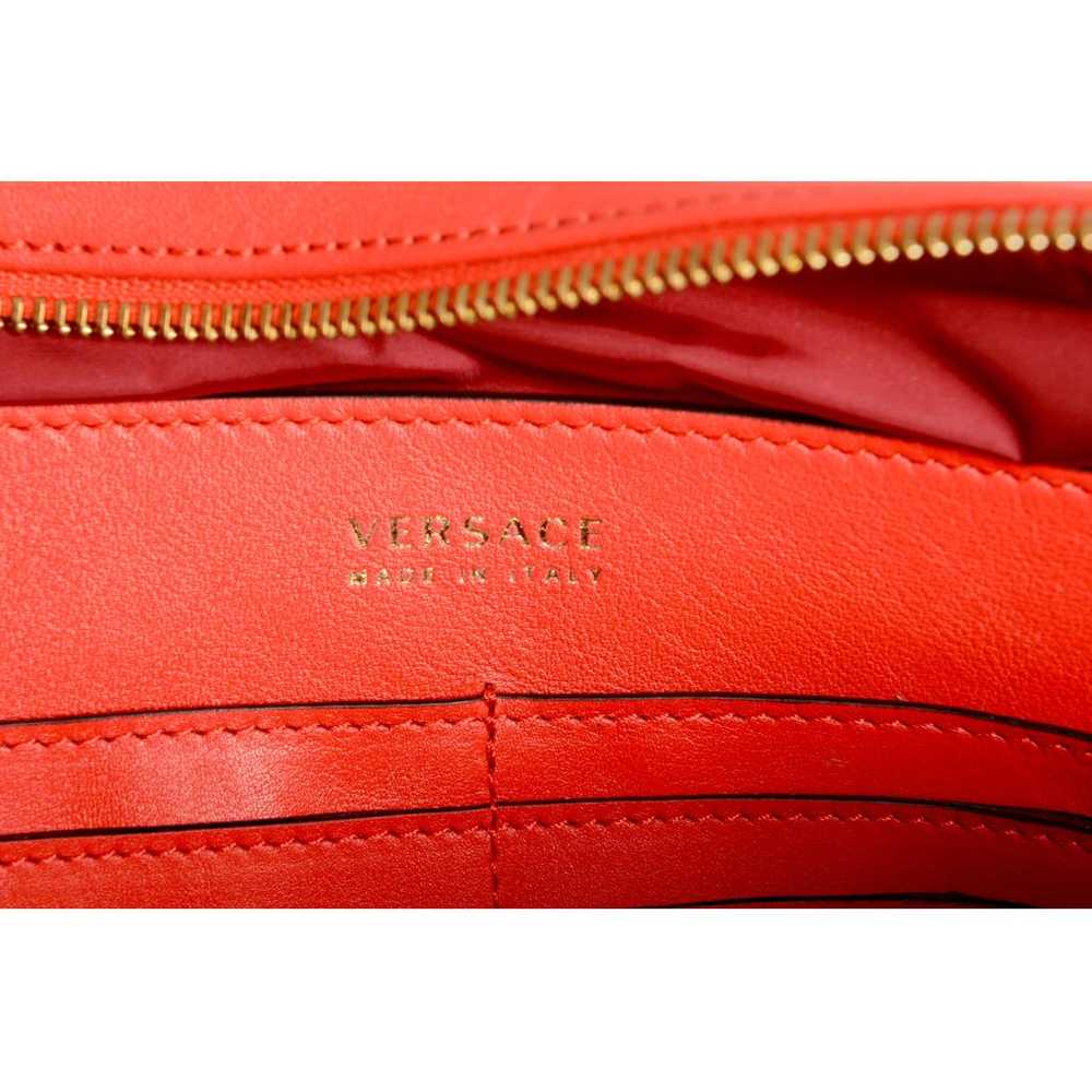 Versace La Medusa leather clutch bag - image 3
