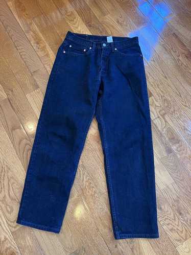 Vintage Levis 550 Black Denim Jeans Men's Size 38X30 … - Gem