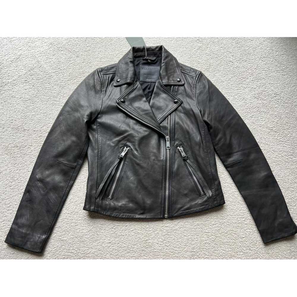 All Saints Leather jacket - image 10