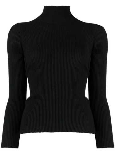 CHANEL Pre-Owned 1999 stand-up collar cashmere to… - image 1