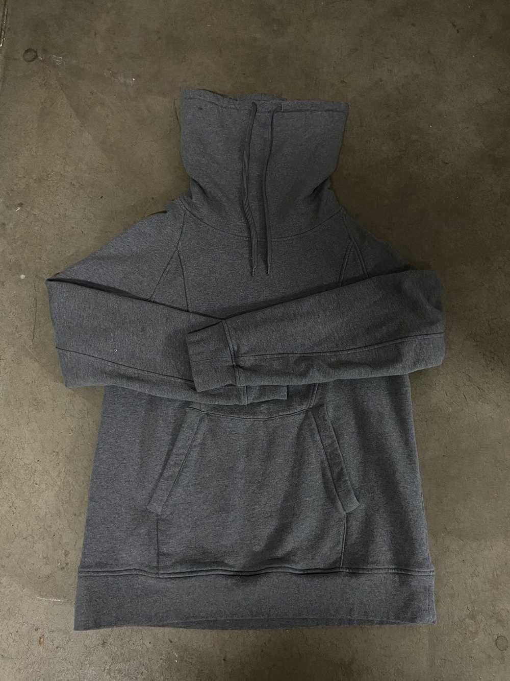 Helmut Lang Helmut Lang Gray Turtleneck Hoodie - image 1