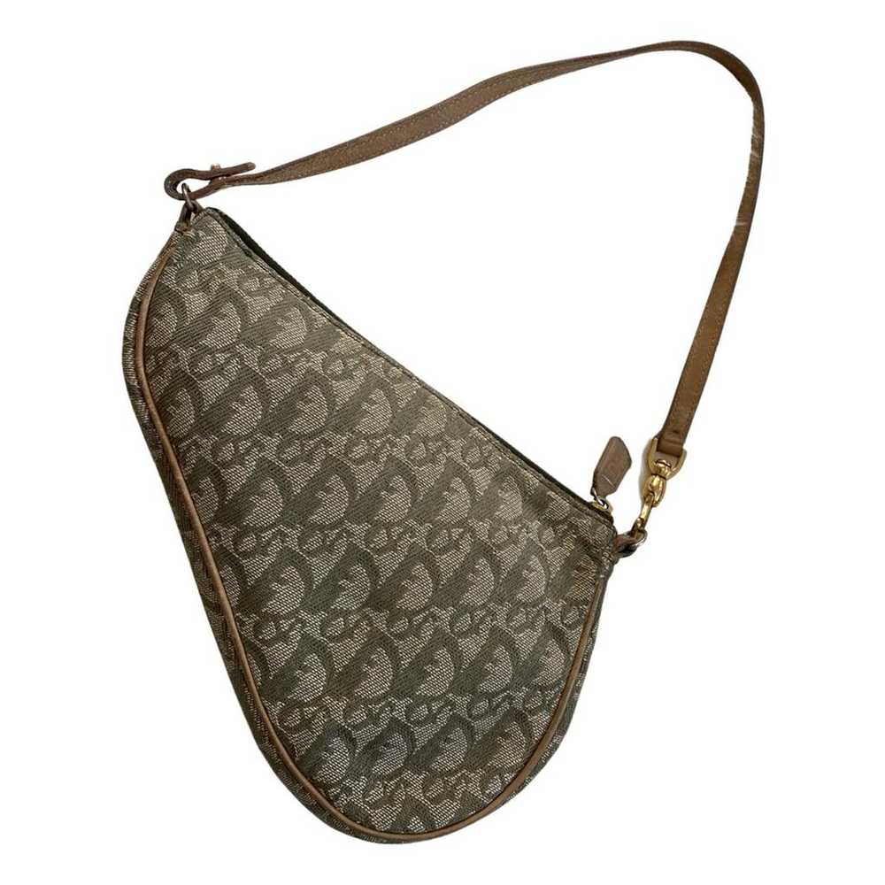 Dior Saddle vintage Classic cloth handbag - image 1