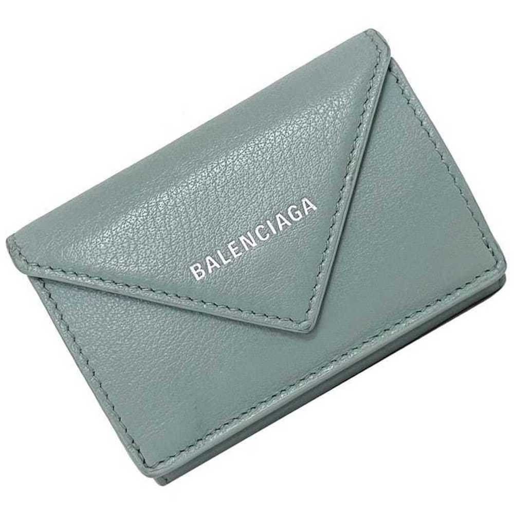 Balenciaga Balenciaga trifold wallet paper gray l… - image 1