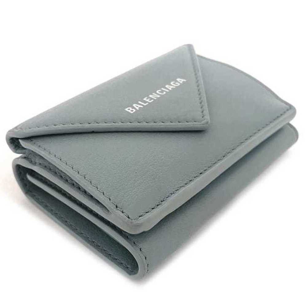 Balenciaga Balenciaga trifold wallet paper gray l… - image 3