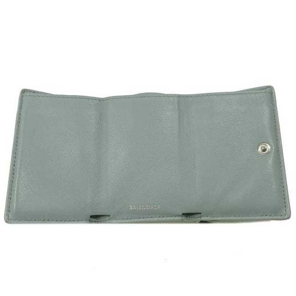 Balenciaga Balenciaga trifold wallet paper gray l… - image 4