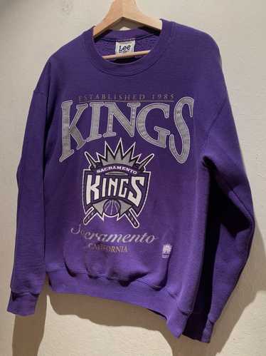 Vintage 90s Lee Sport Sacramento Kings NBA Spellout Sweatshirt 