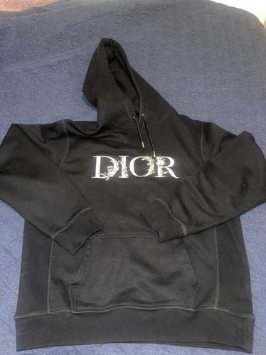 Dior DIOR Flowers Floral Logo Embroidered hoodie