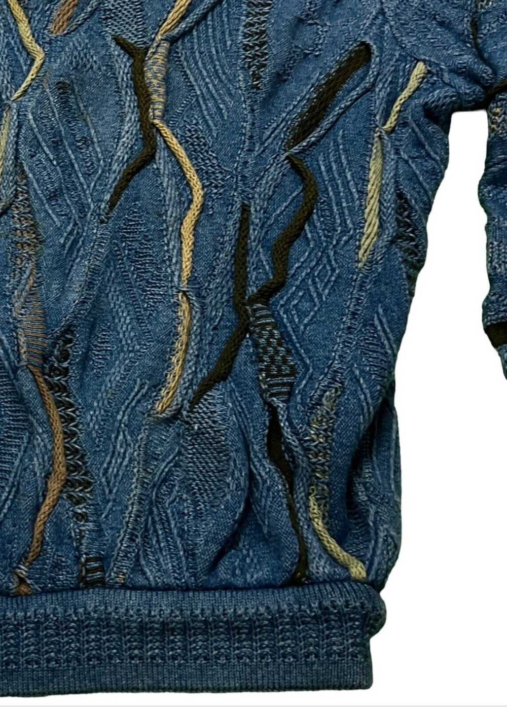 Coogi COOGI Vintage Cotton 3D Knit Sweater [1990s… - image 9