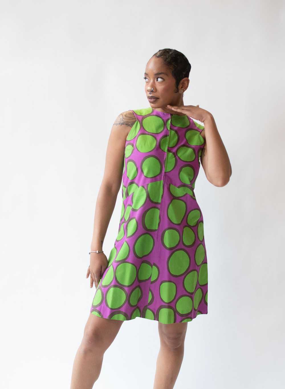 Polka Dot Mini Dress | Marimekko 1965 - image 1