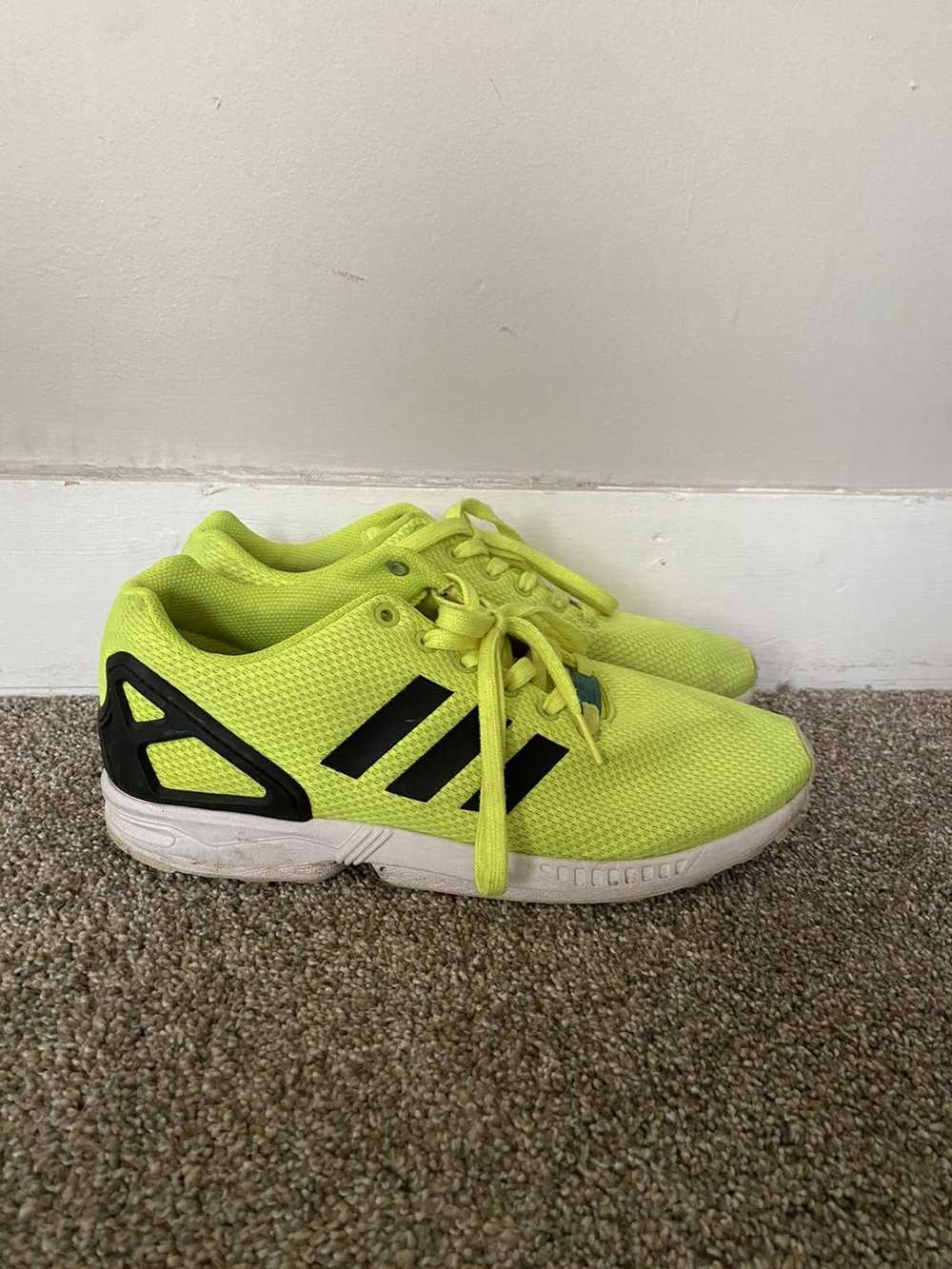 Adidas Size 10 - adidas ZX Flux Green - image 2