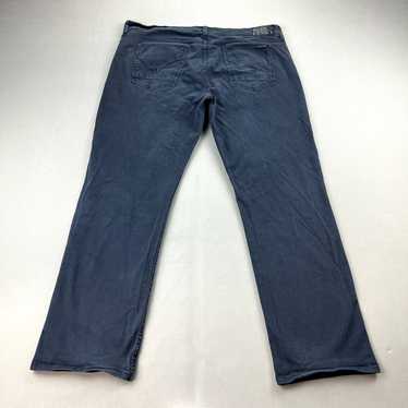 HUDSON Jeans Men's Adult Size 36 Black Straight Leg Button Fly Stretch
