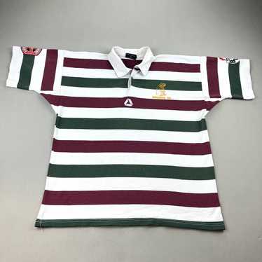 Vintage Vintage Rugby Polo Shirt XL Striped New Z… - image 1
